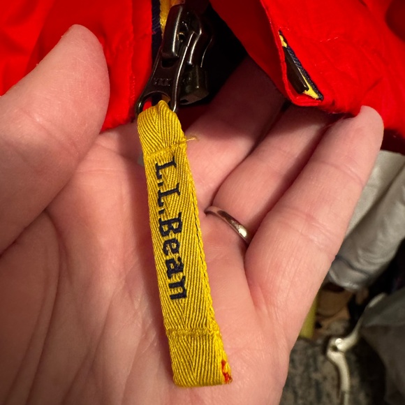 L.L. Bean Toddlers' Discovery EUC Rain Jacket Colorblock, Size 2T, (Red/Blue) - Picture 12 of 14